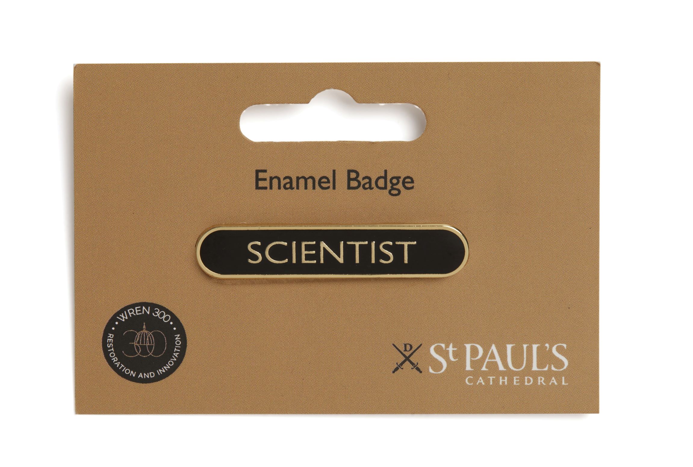 Wren 300 Scientist Enamel Badge. St Paul's Cathedral